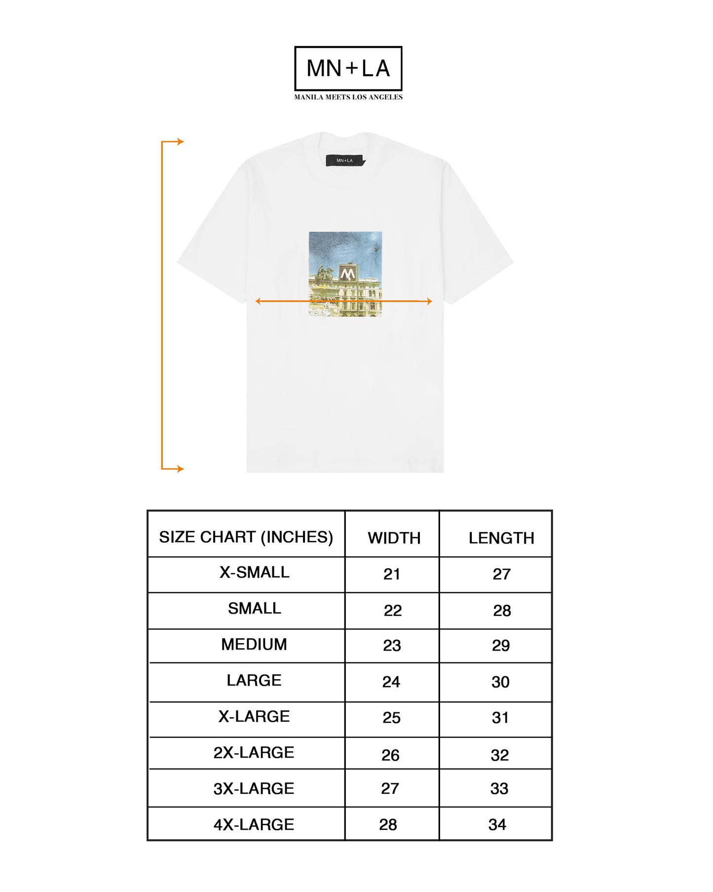 "METRO V2" TEE IN WHITE