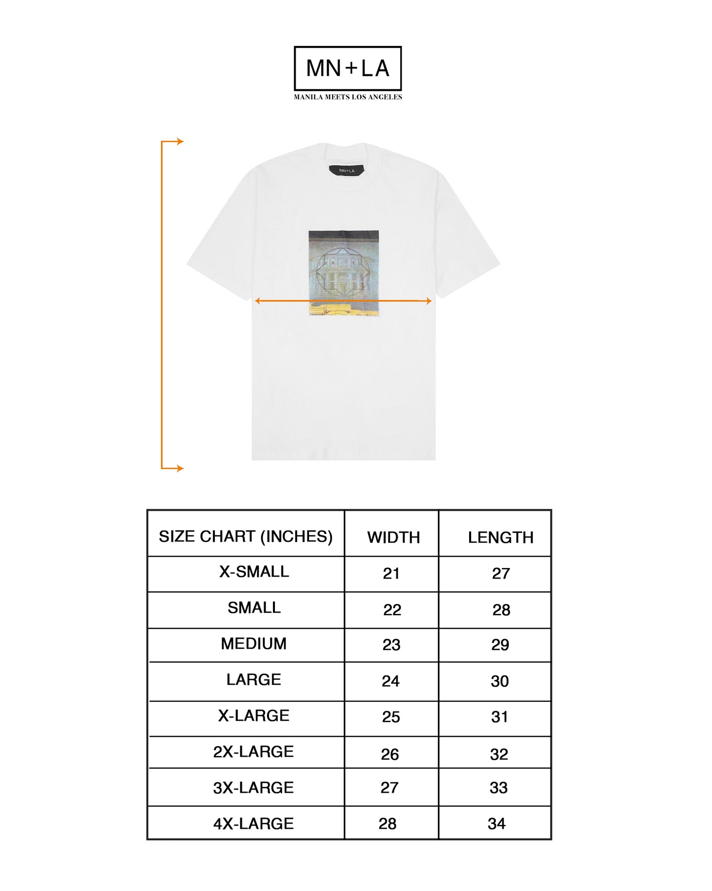 "MUSEUM" TEE IN WHITE