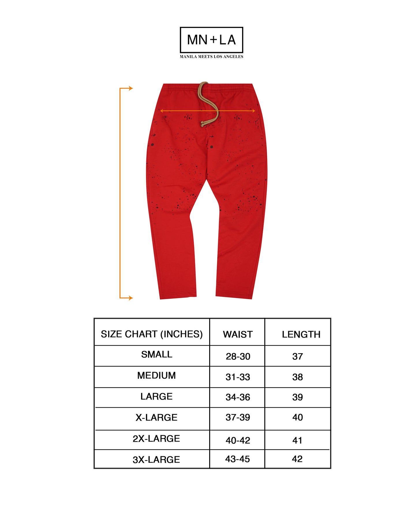 PAINTER'S LOUNGE PANTS IN CRIMSON