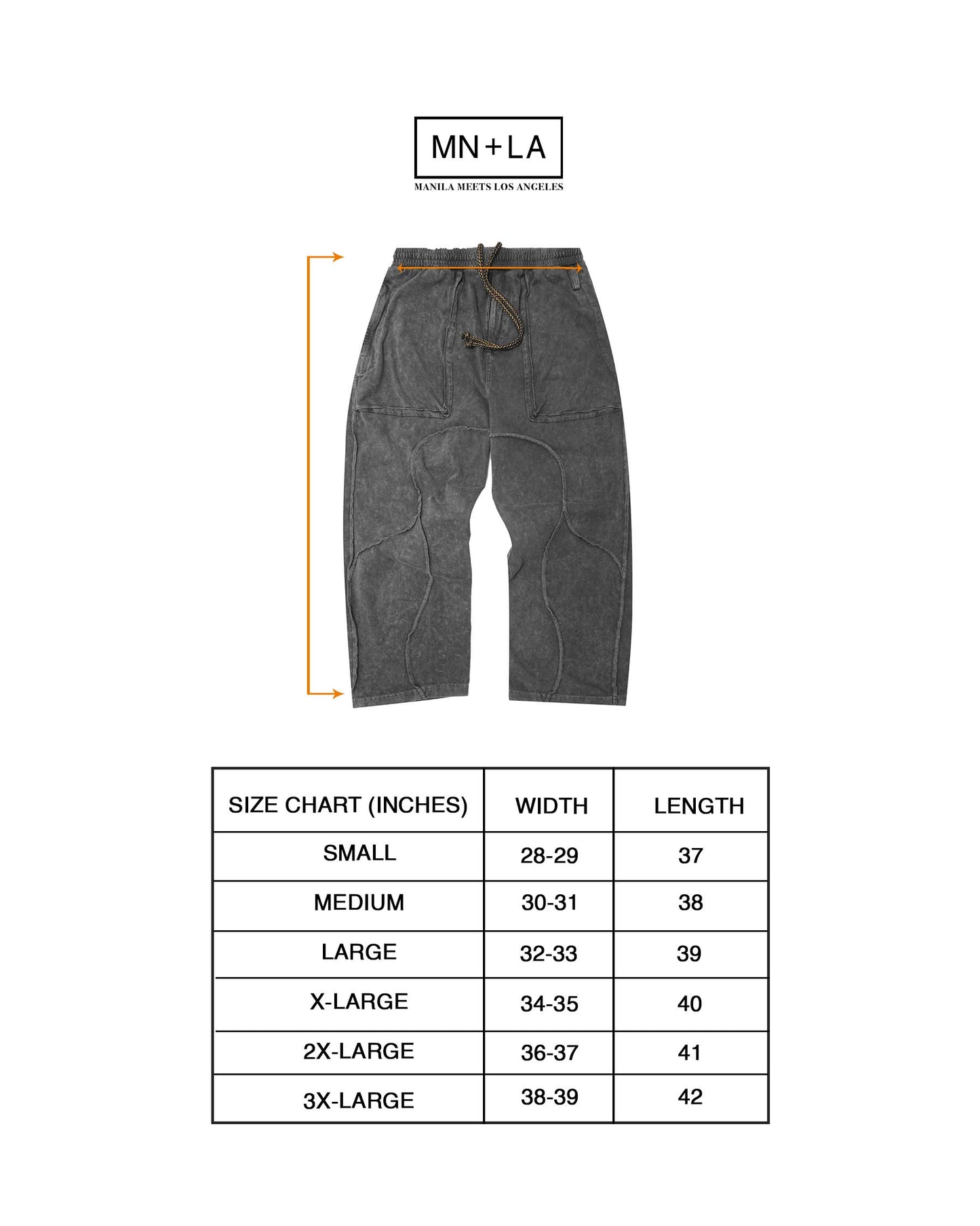 M+ VEINS PANTS IN DARK CEMENT