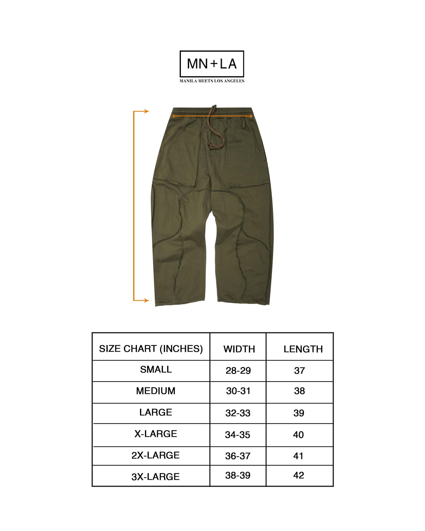 M+ VEINS PANTS IN OLIVE