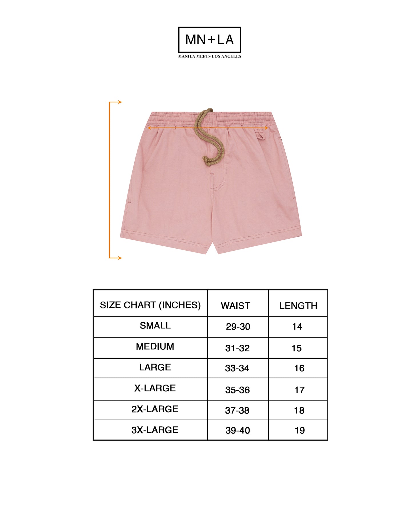 HOUSE SHORTS IN ROSE QUARTZ