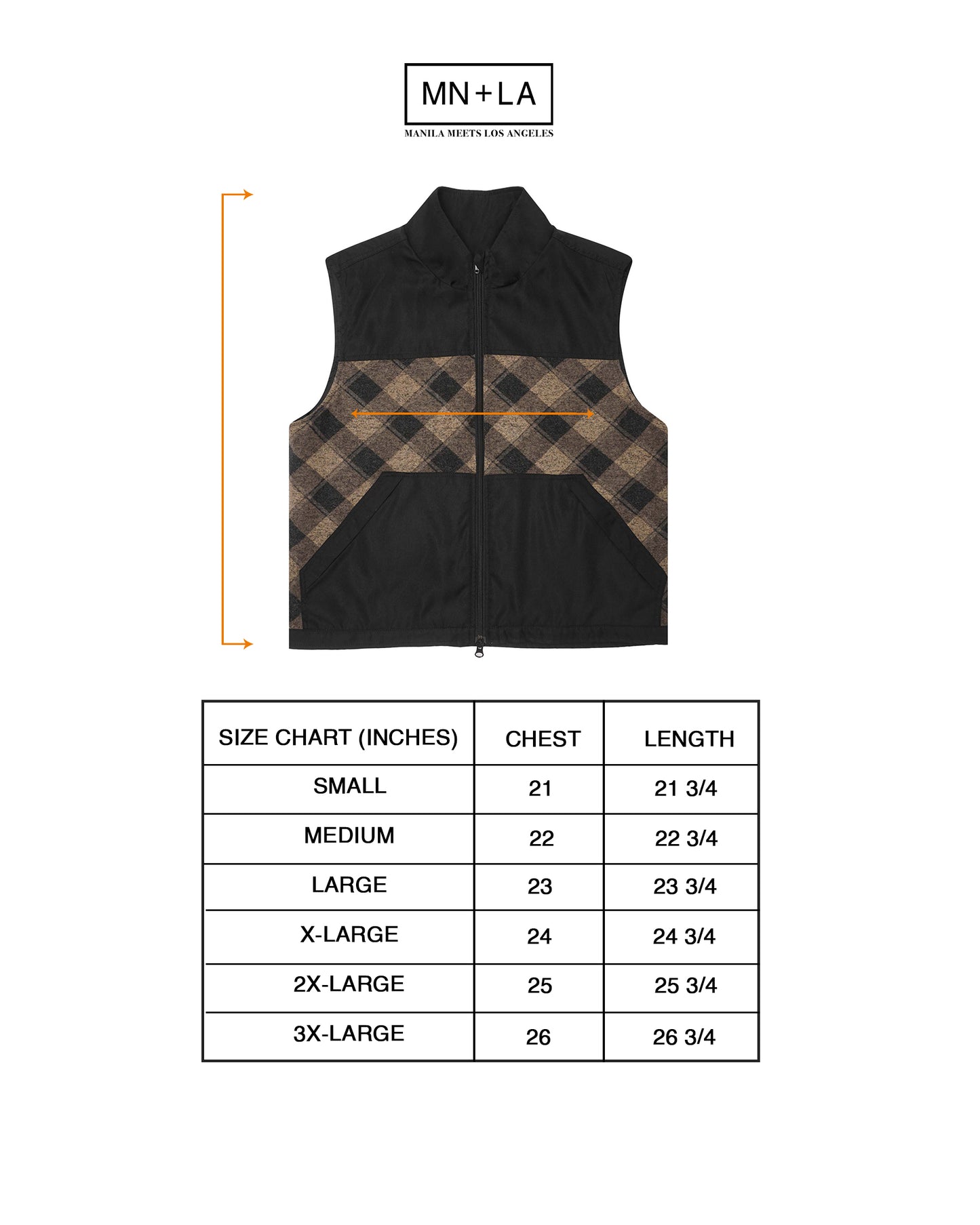 LAKESIDE VEST IN TUSCAN PLAID