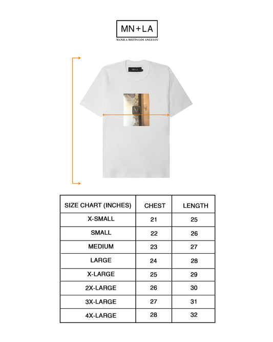 "MILLIONS" TEE IN WHITE