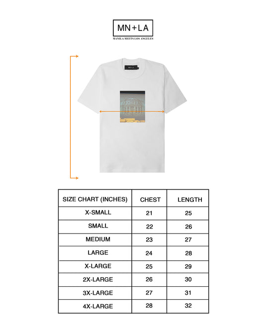 "MUSEUM" TEE IN WHITE