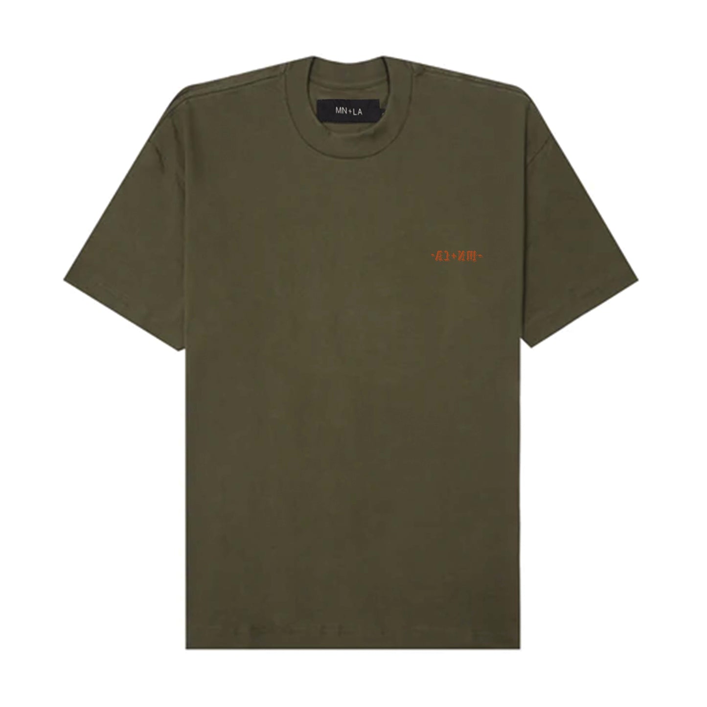 "REAR VIEW" TEE IN OLIVE