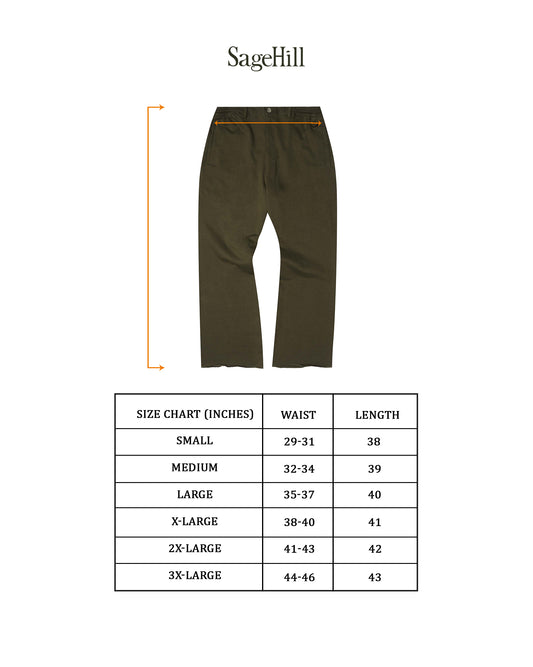 "SAUNTER" PANTS (002) IN MOSS