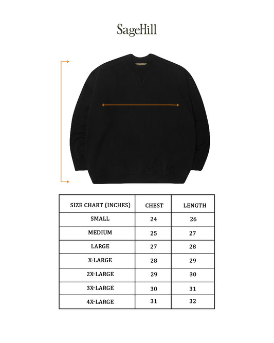 "RYŌSHI" SWEATSHIRT (001) IN ONYX