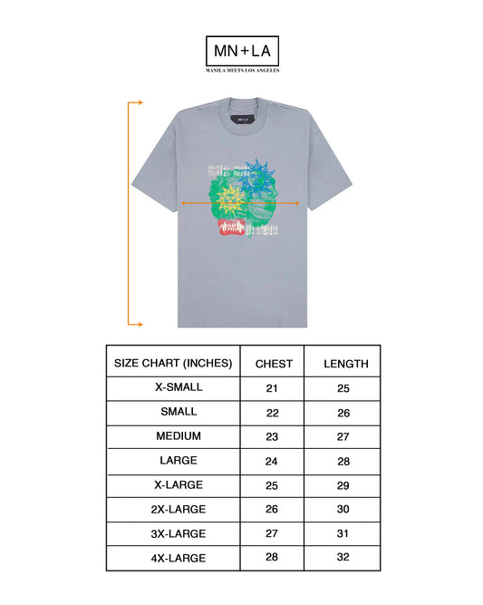 "SUN SEEKER" TEE IN GLACIER