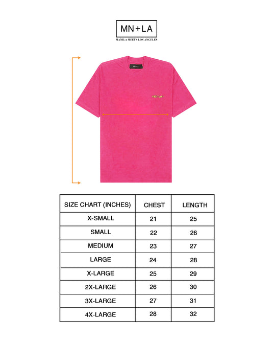 "THAI" LOGO TEE IN STATIC PINK