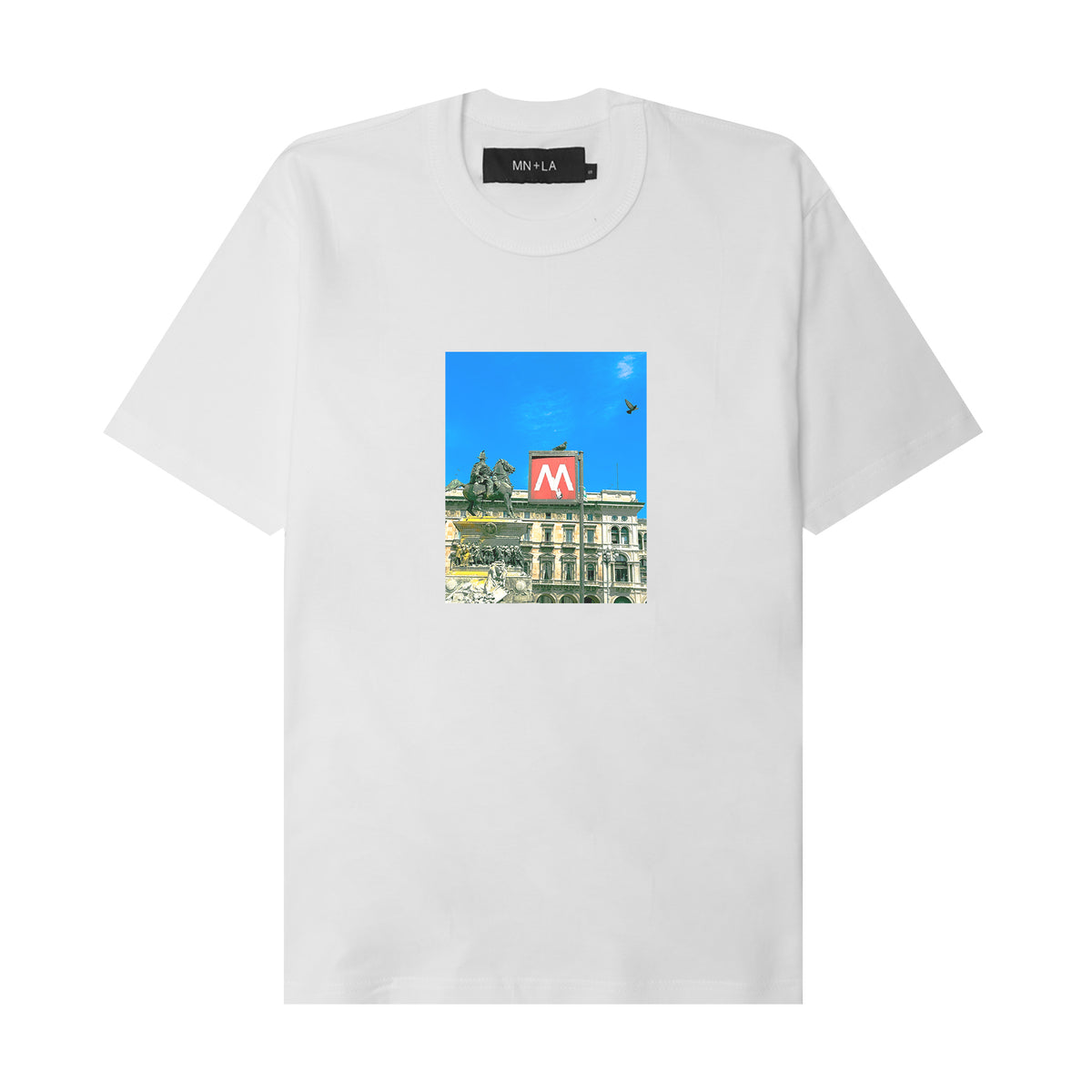 "METRO V2" TEE IN WHITE
