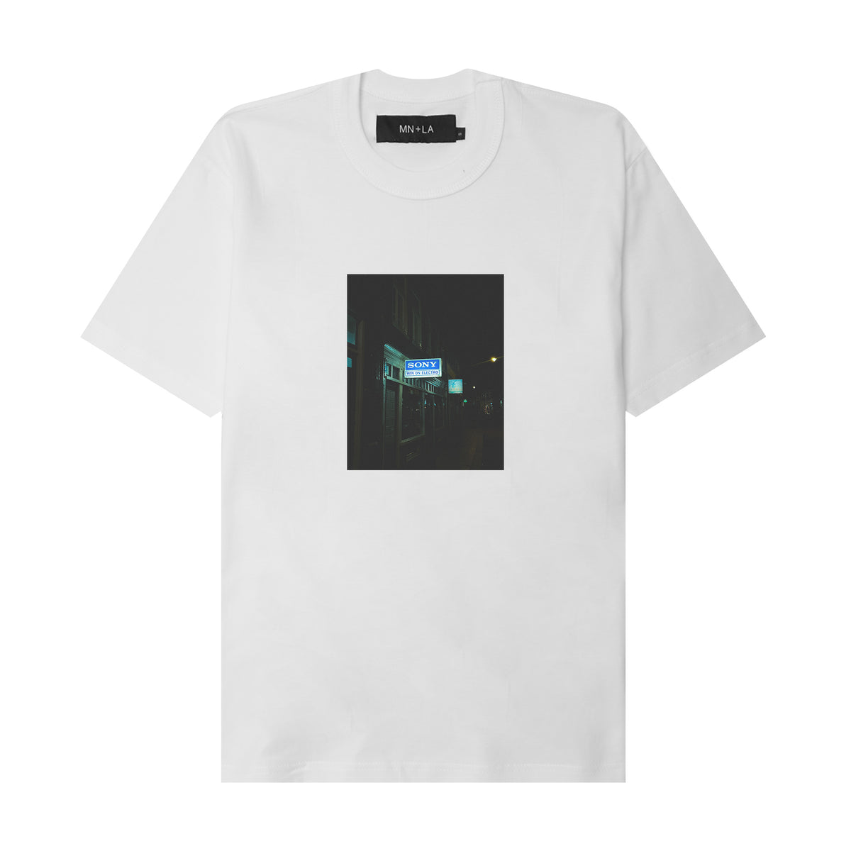 "SONY" TEE IN WHITE