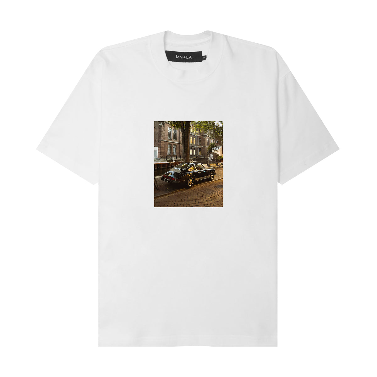 "AIR COOLED" TEE IN WHITE