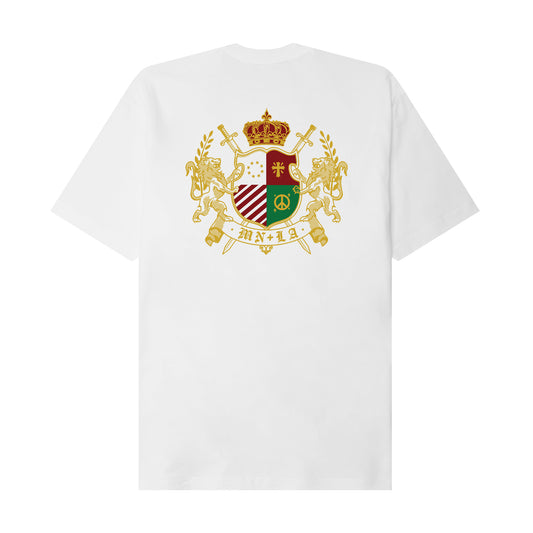 MN+LA "CREST" TEE IN WHITE