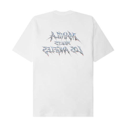 "MERCURIAL" TEE IN WHITE
