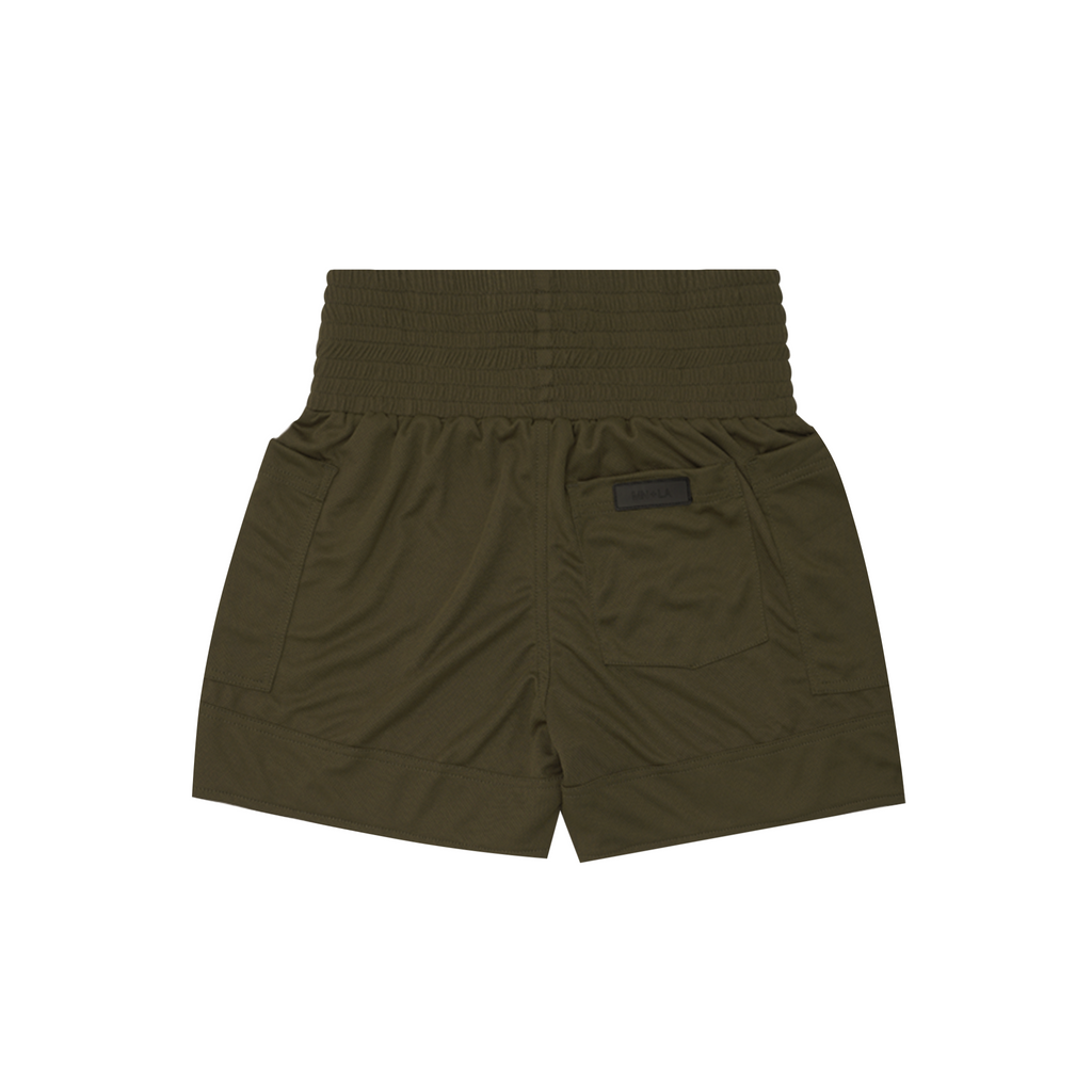 KNUCKLE HEAD MESH SHORTS IN OLIVE