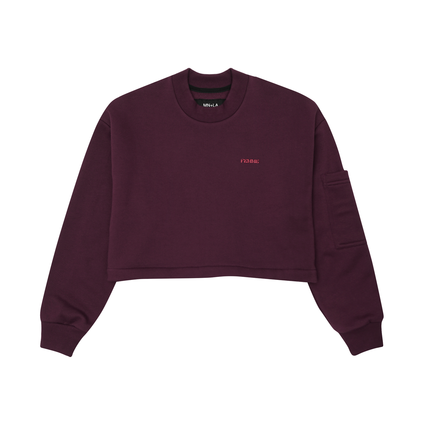 LOUNGE SWEATSHIRT IN WINE