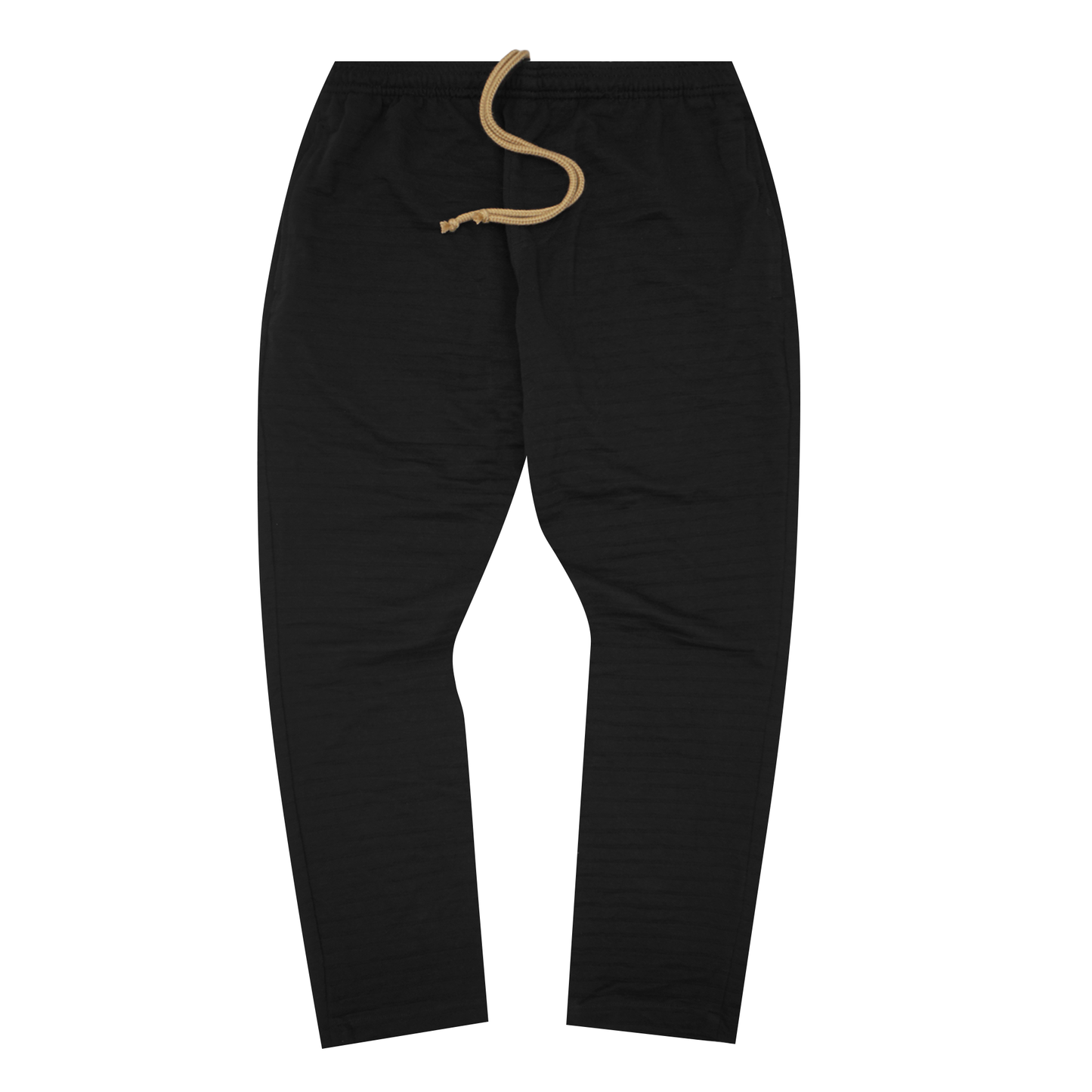 STRIPED PIQUE LOUNGE PANTS V2 IN CAVIAR