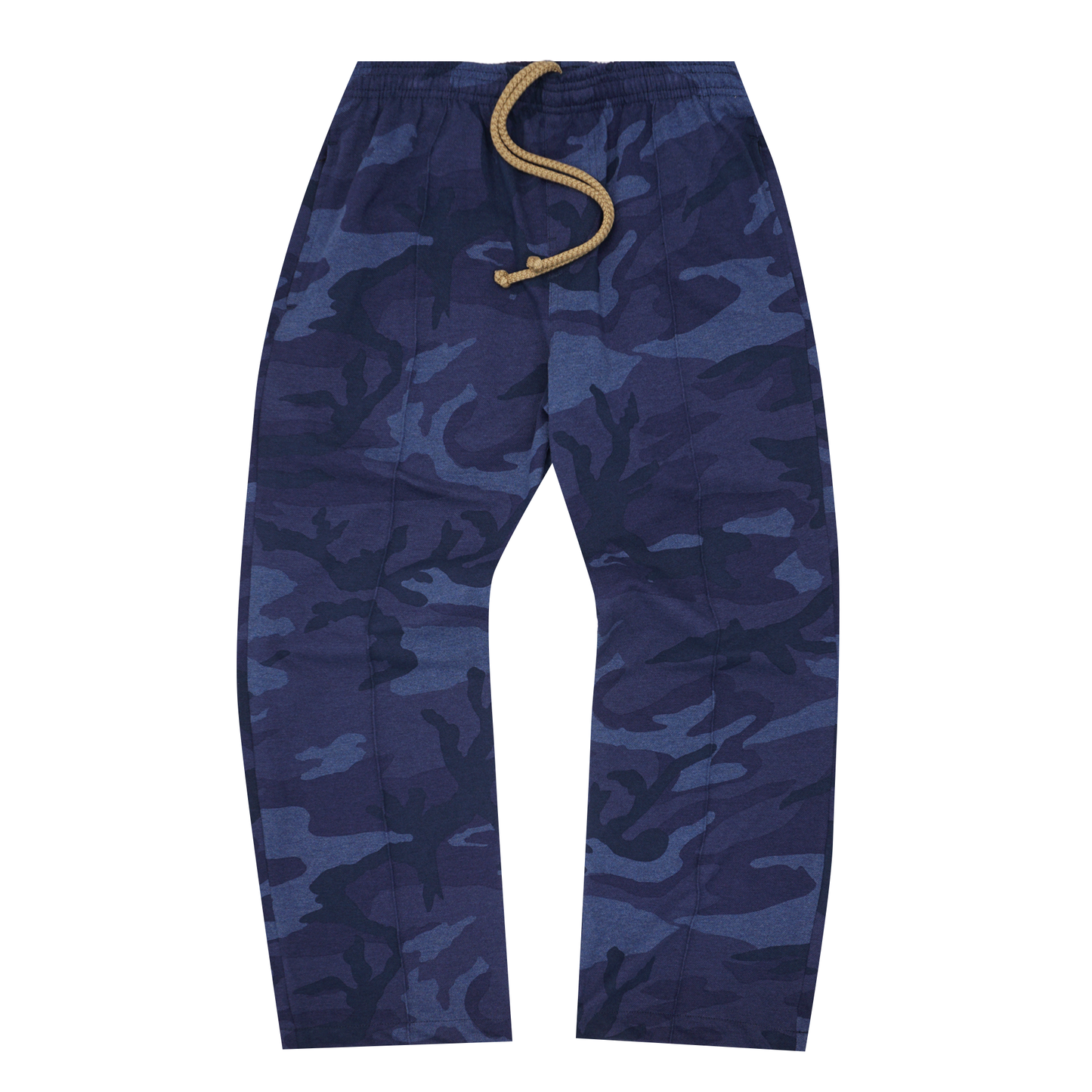 DEEP TRENCH CAMO PLEATED WIDE LOUNGE PANTS