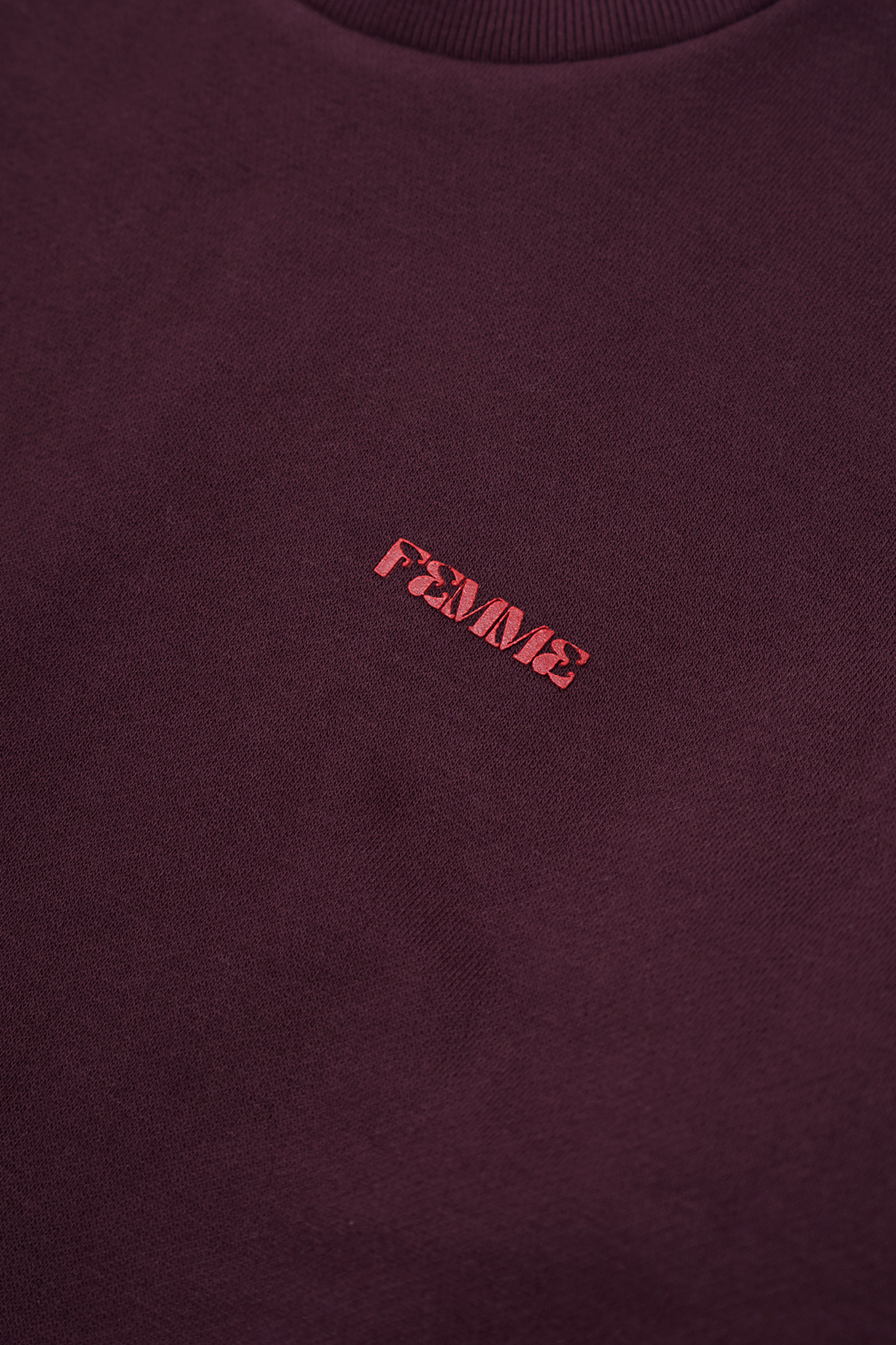 LOUNGE SWEATSHIRT IN WINE