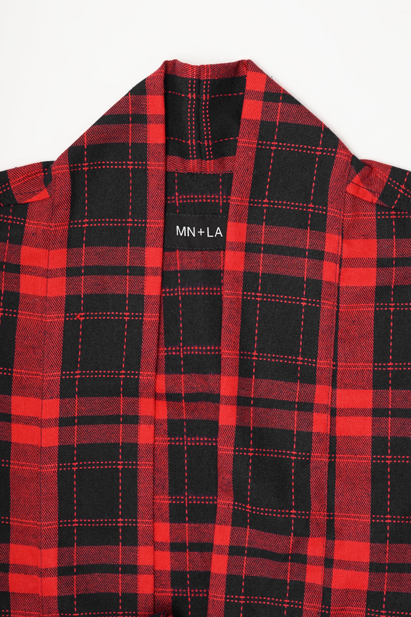 NAVY/RED S/S DRAPE