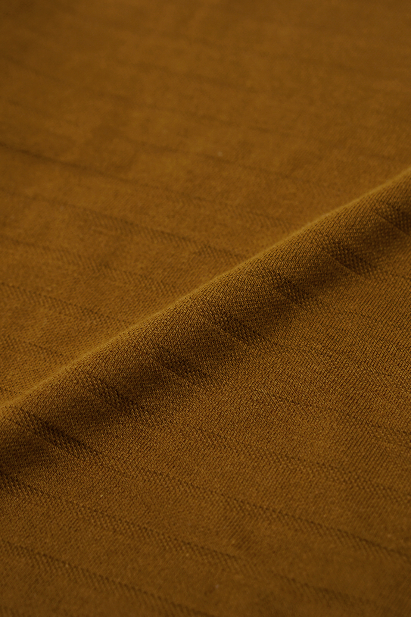 STRIPED PIQUE LONGSLEEVE TEE V3 IN RUST