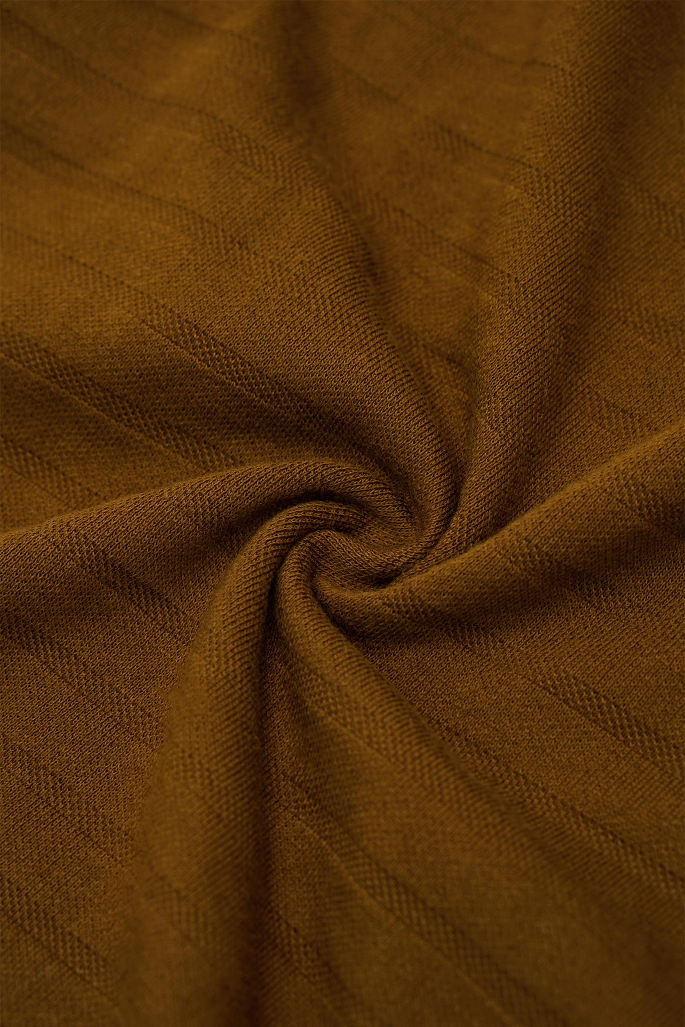 STRIPED PIQUE LONGSLEEVE TEE V3 IN RUST