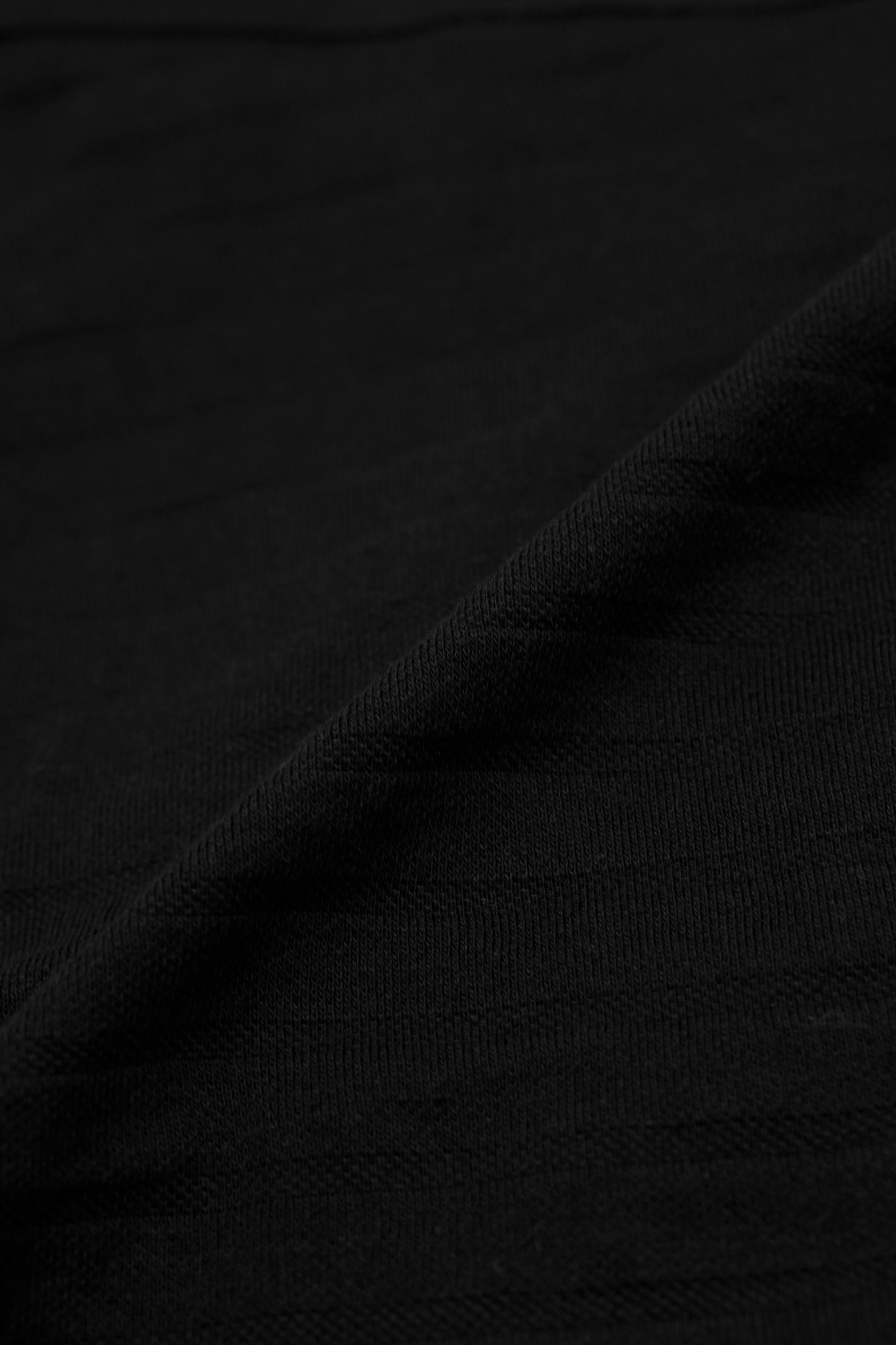 STRIPED PIQUE LOUNGE PANTS V2 IN CAVIAR
