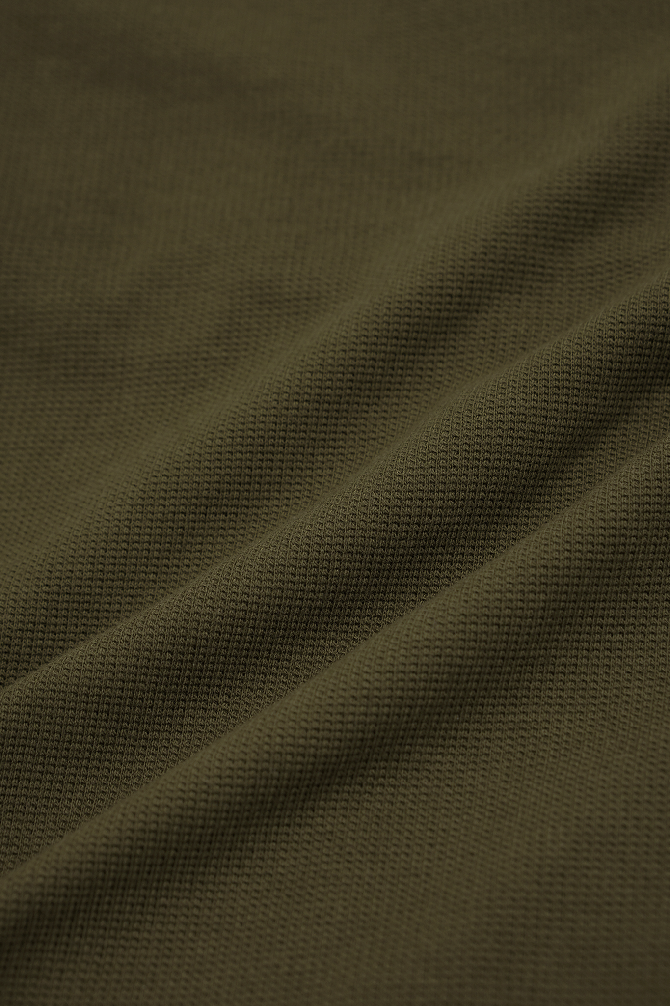 WAFFLE WEAVE PLEATED CROPPED PANTS IN OLIVE