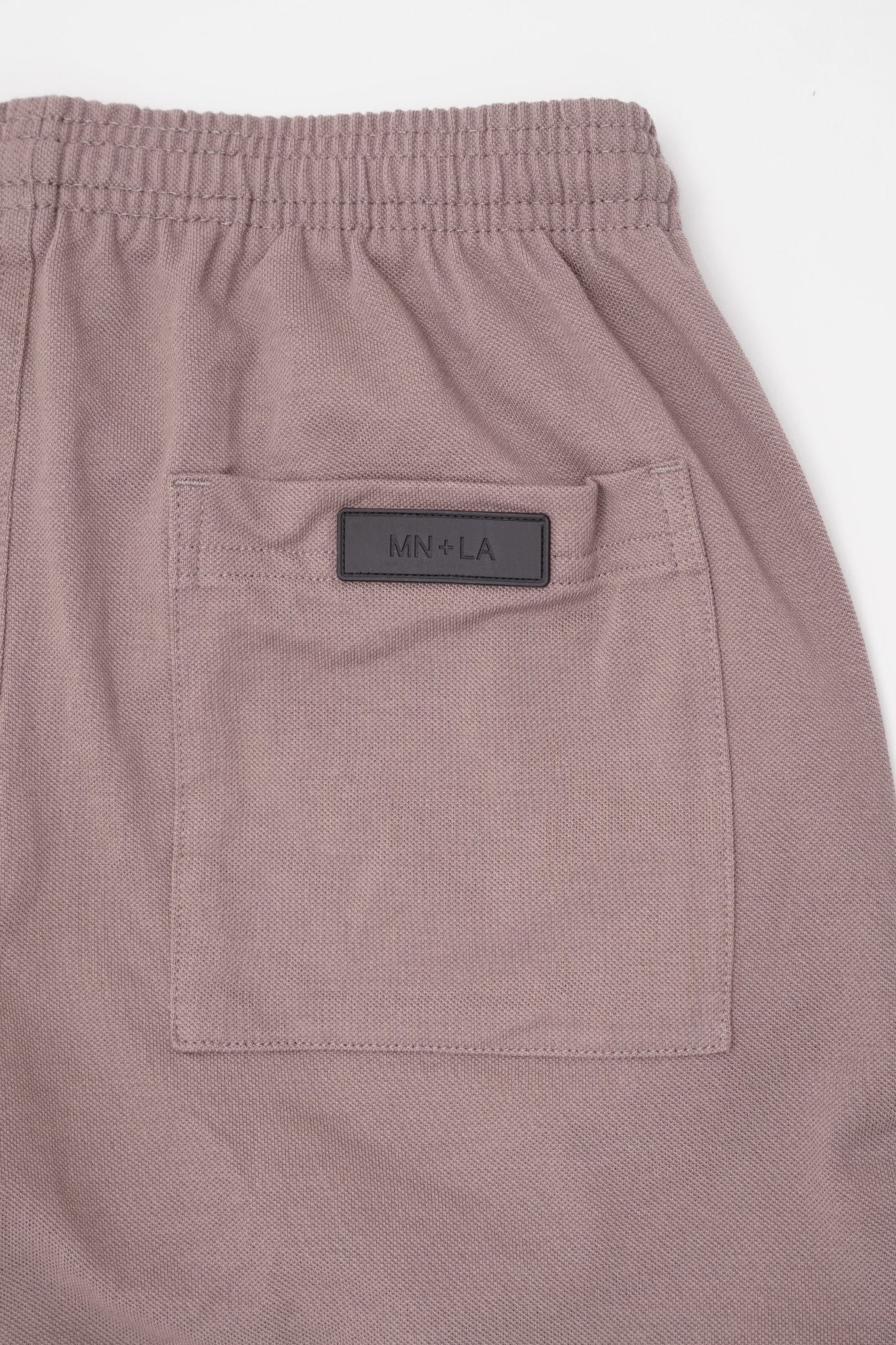 PIQUE HOUSE SHORTS IN MAUVE