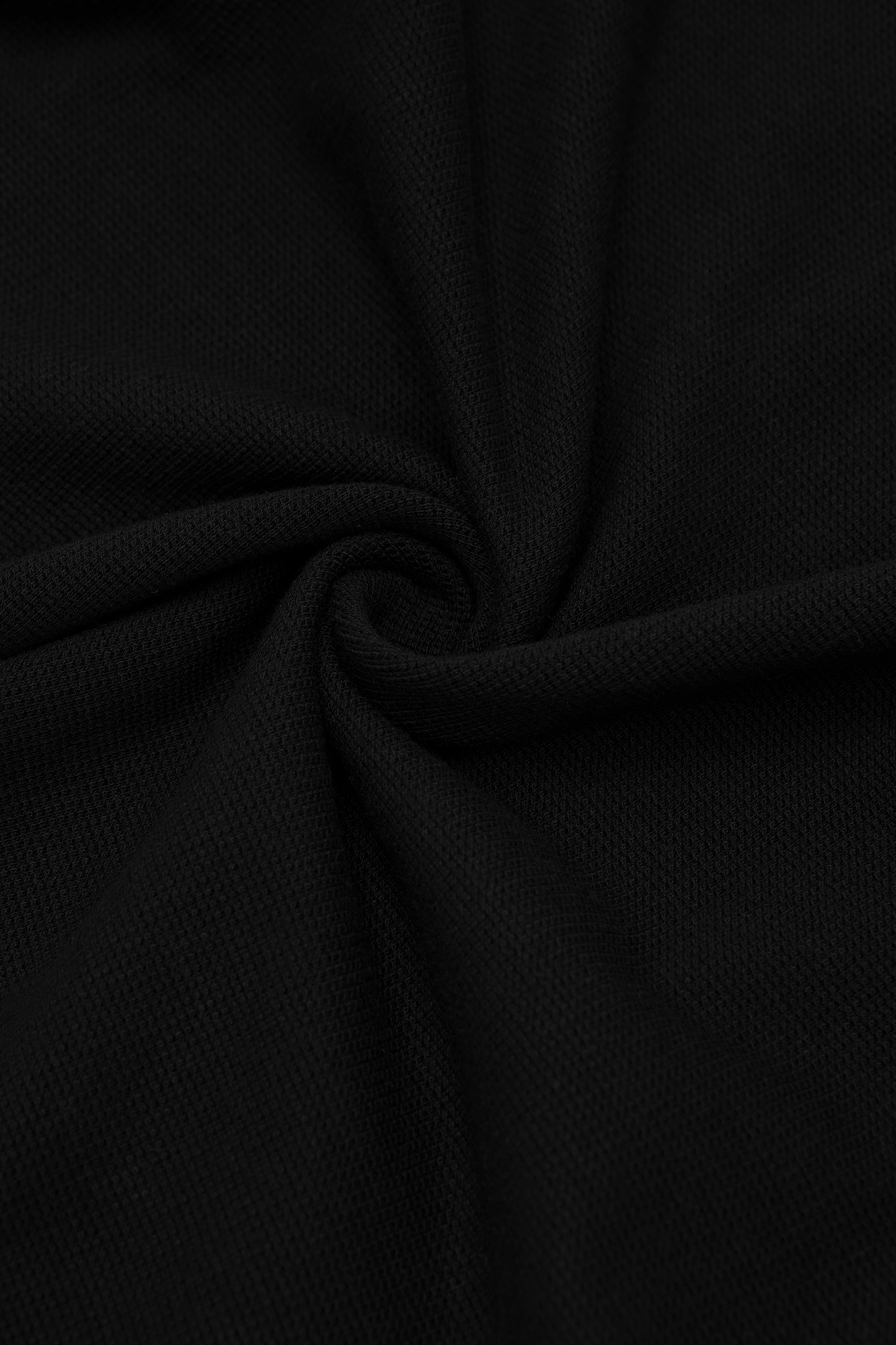 WAFFLE WEAVE MOCK NECK TEE V3 IN ANTHRACITE