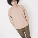WAFFLE WEAVE LONGSLEEVE TEE V3 IN WHEAT