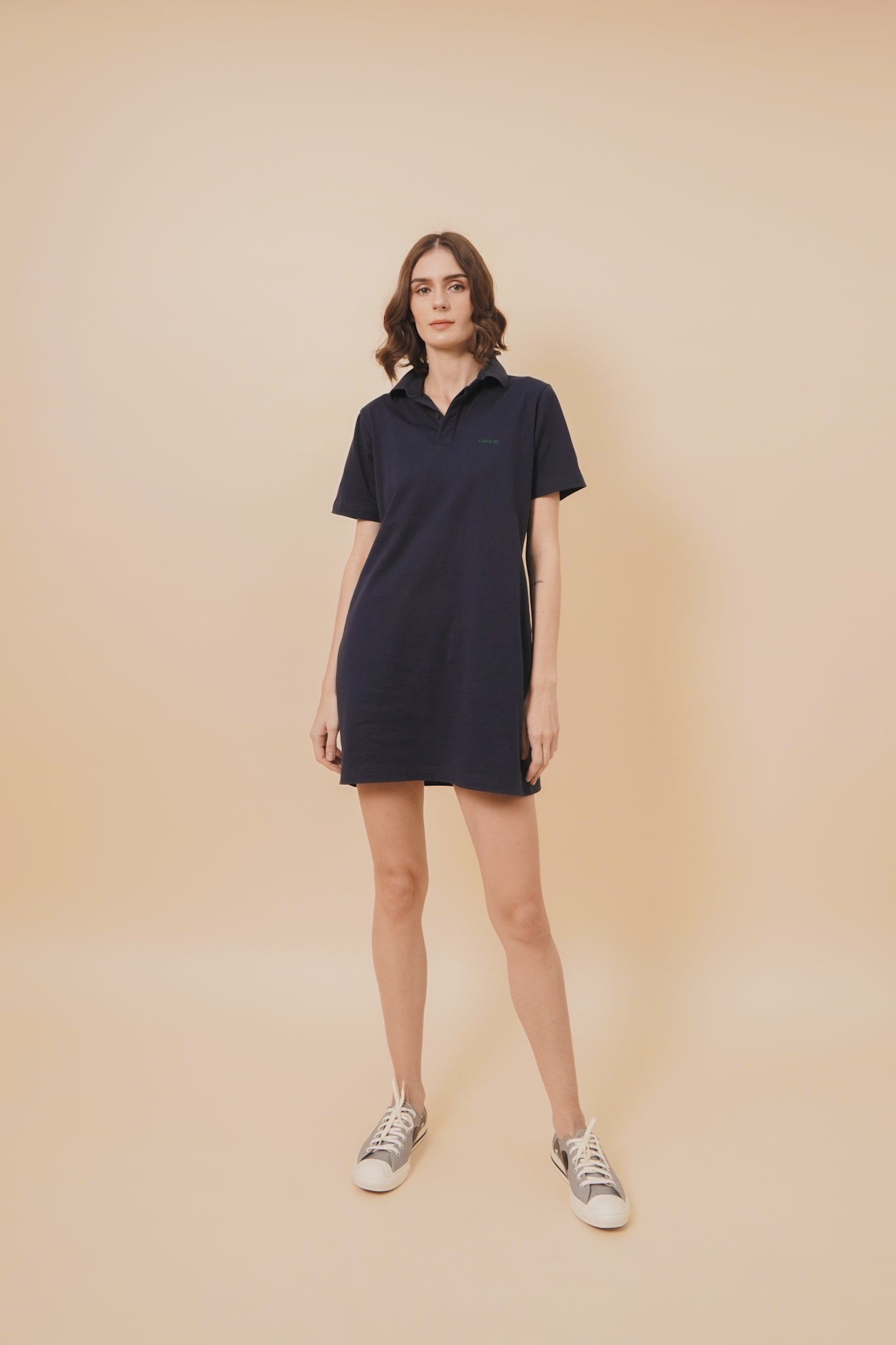 POLO DRESS IN NAVY