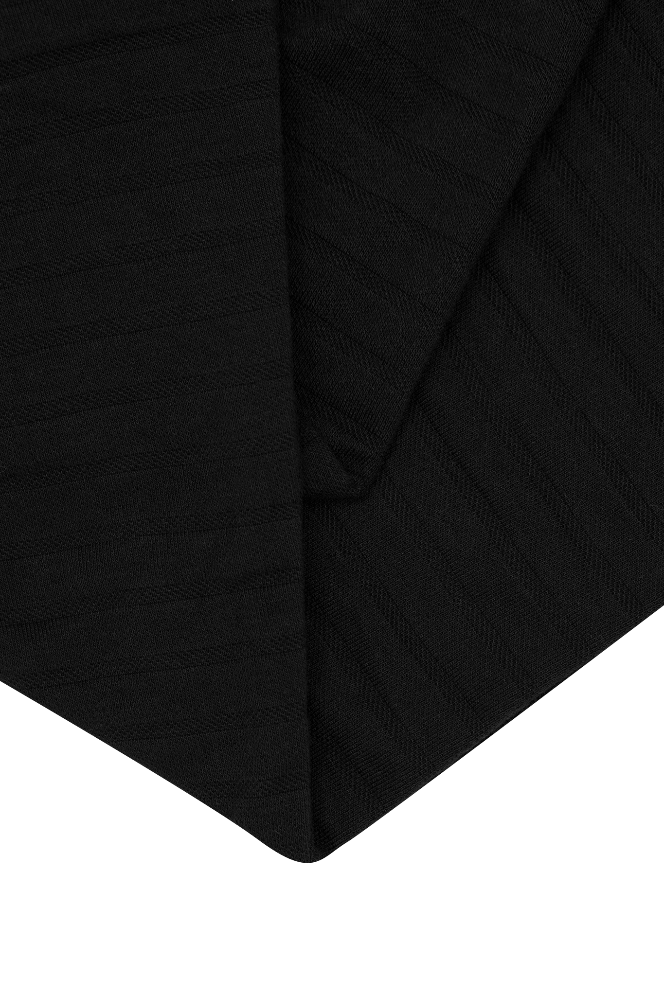 STRIPED PIQUE LOUNGE PANTS V2 IN CAVIAR