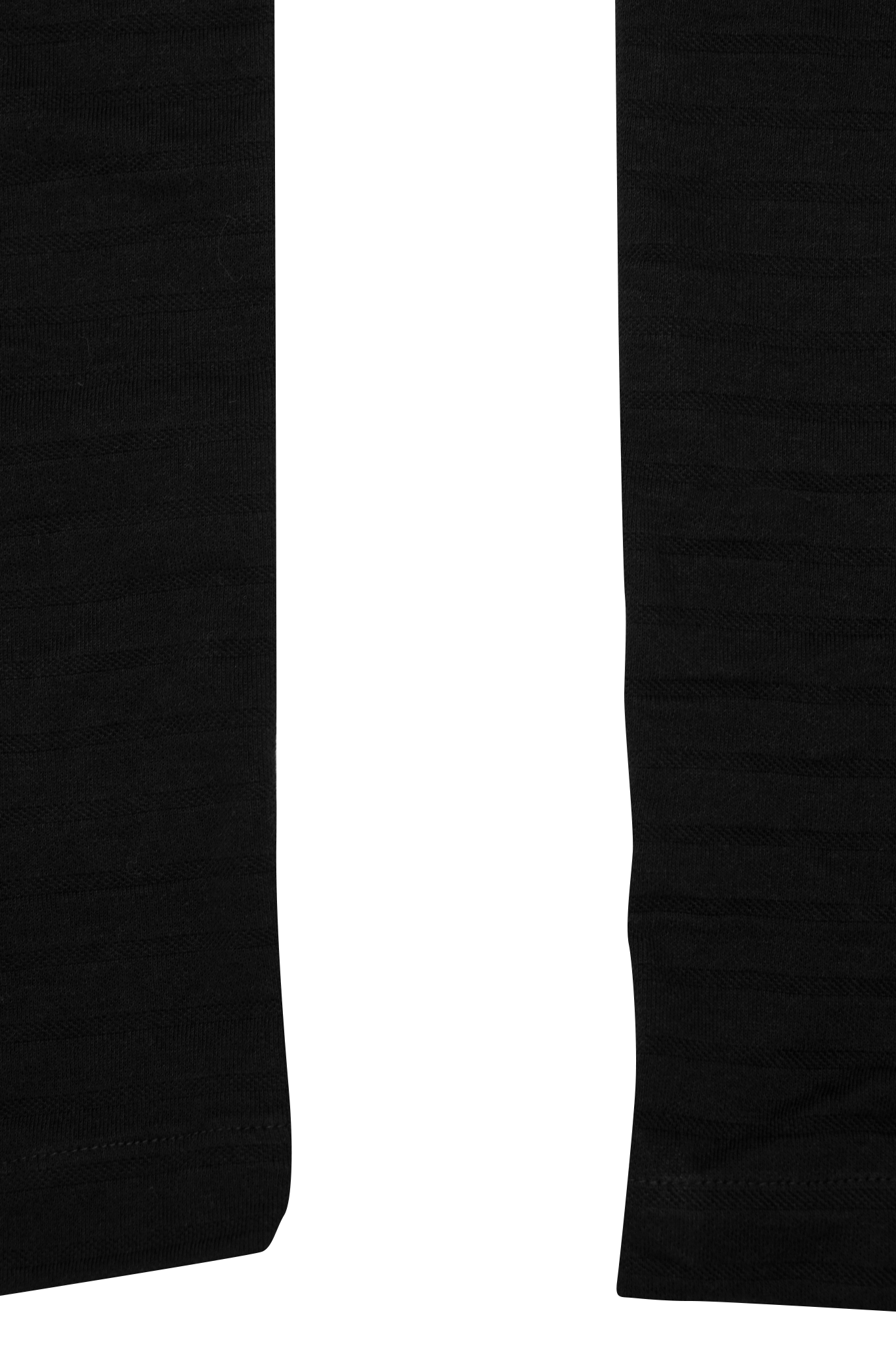 STRIPED PIQUE LOUNGE PANTS V2 IN CAVIAR