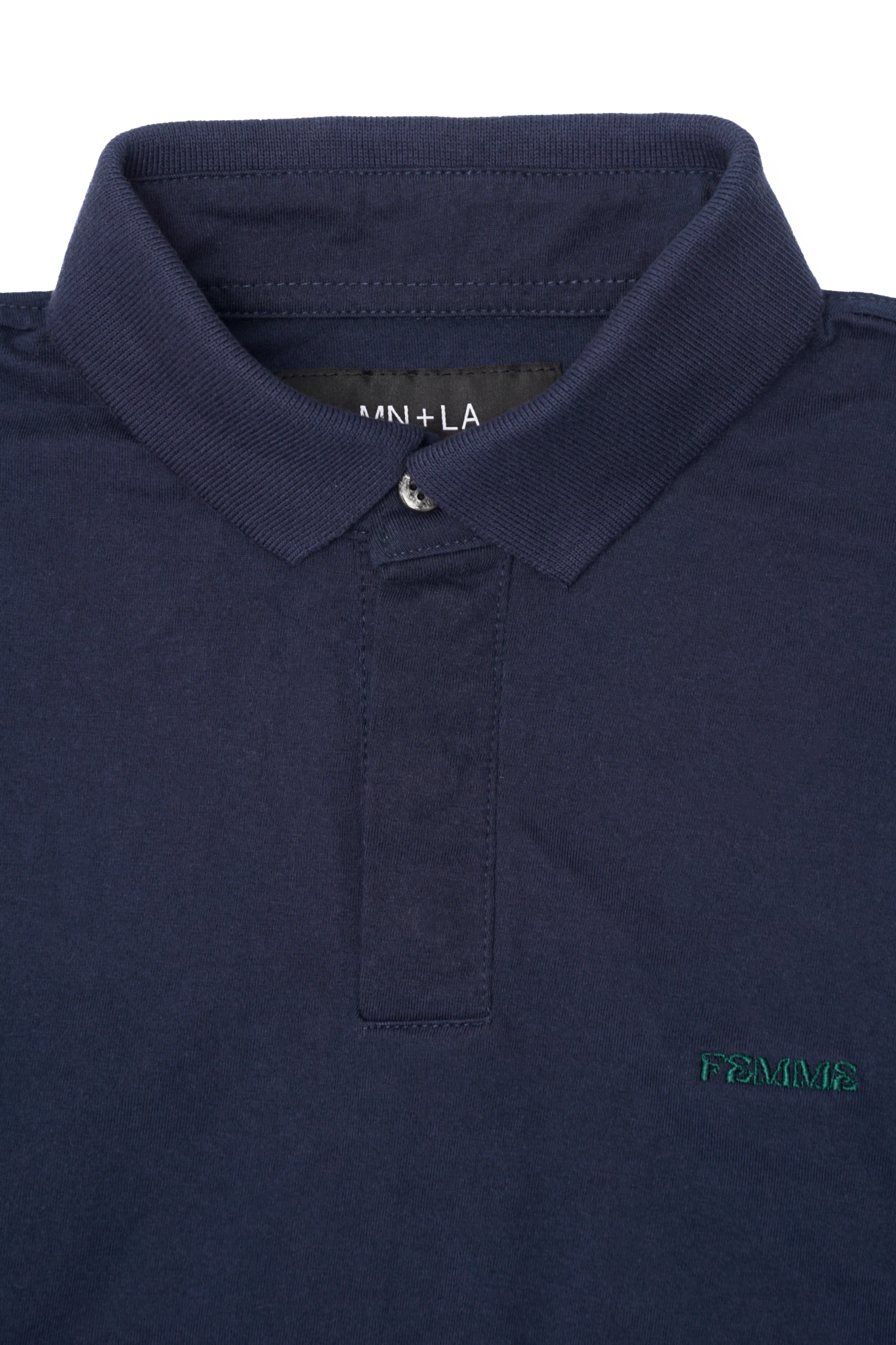 LONGSLEEVE POLO SHIRT IN NAVY