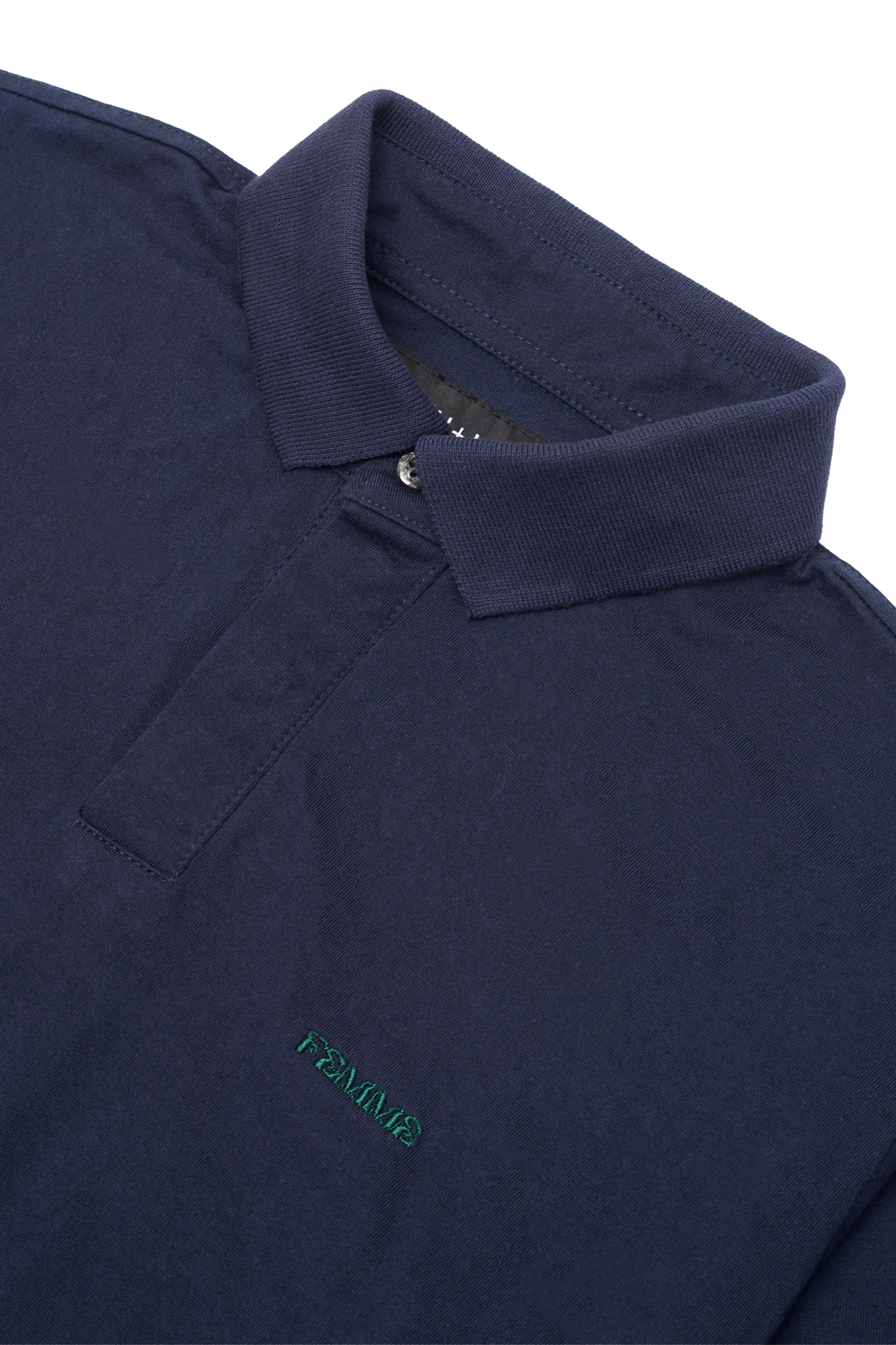 LONGSLEEVE POLO SHIRT IN NAVY