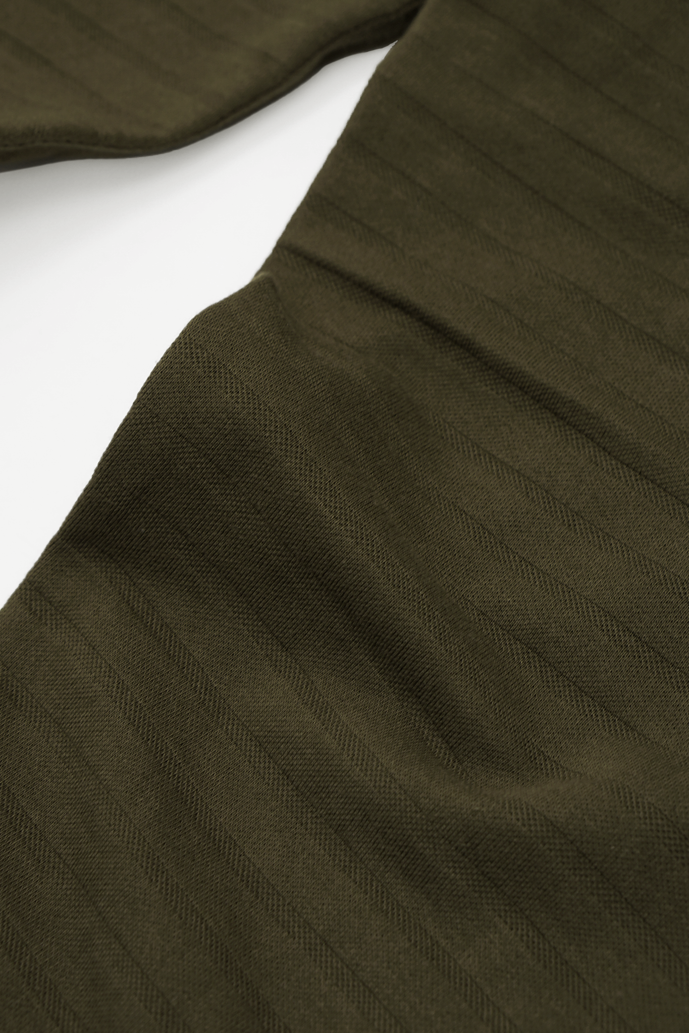 STRIPED PIQUE LOUNGE PANTS V2 IN OLIVE