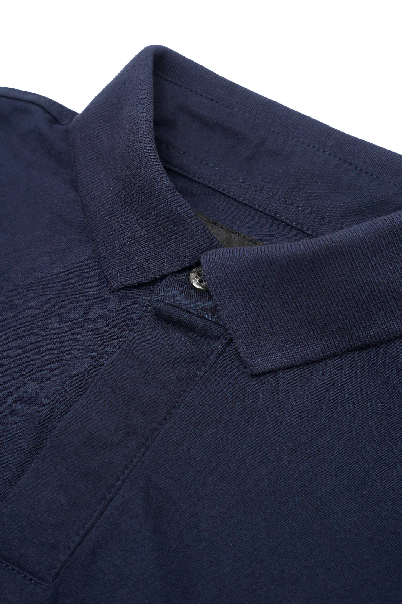 LONGSLEEVE POLO SHIRT IN NAVY