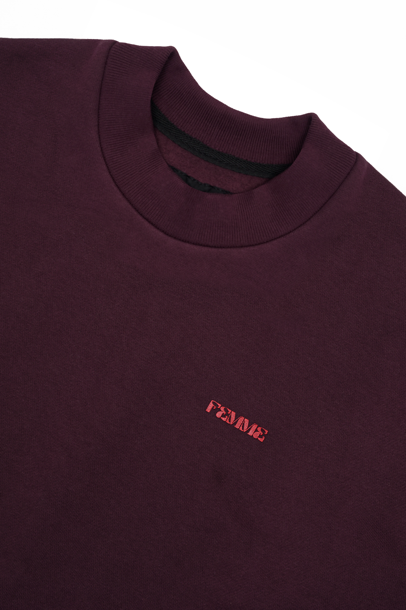 LOUNGE SWEATSHIRT IN WINE