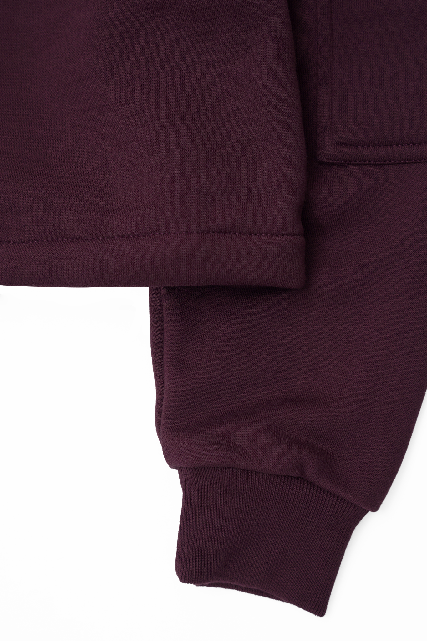 LOUNGE SWEATSHIRT IN WINE