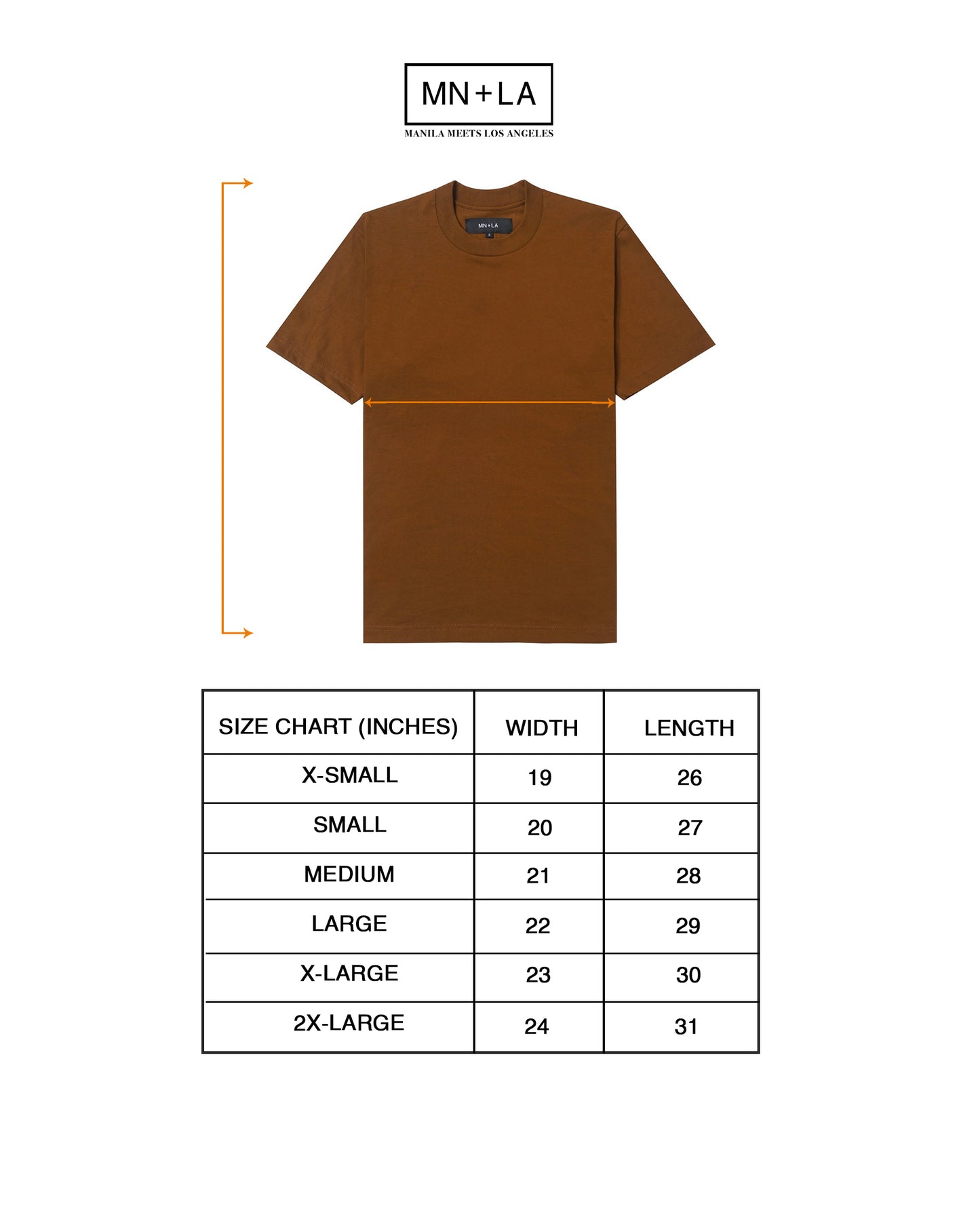 CLASSIC TEE IN RUST