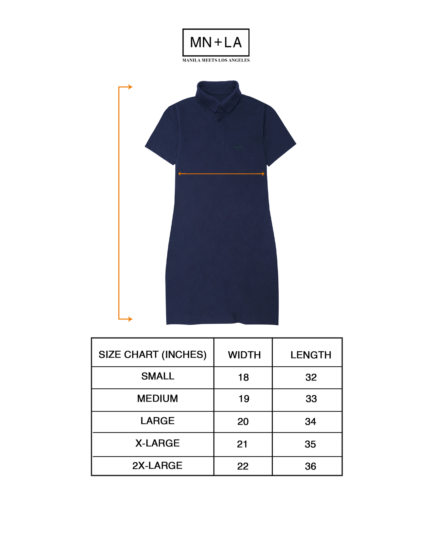 POLO DRESS IN NAVY