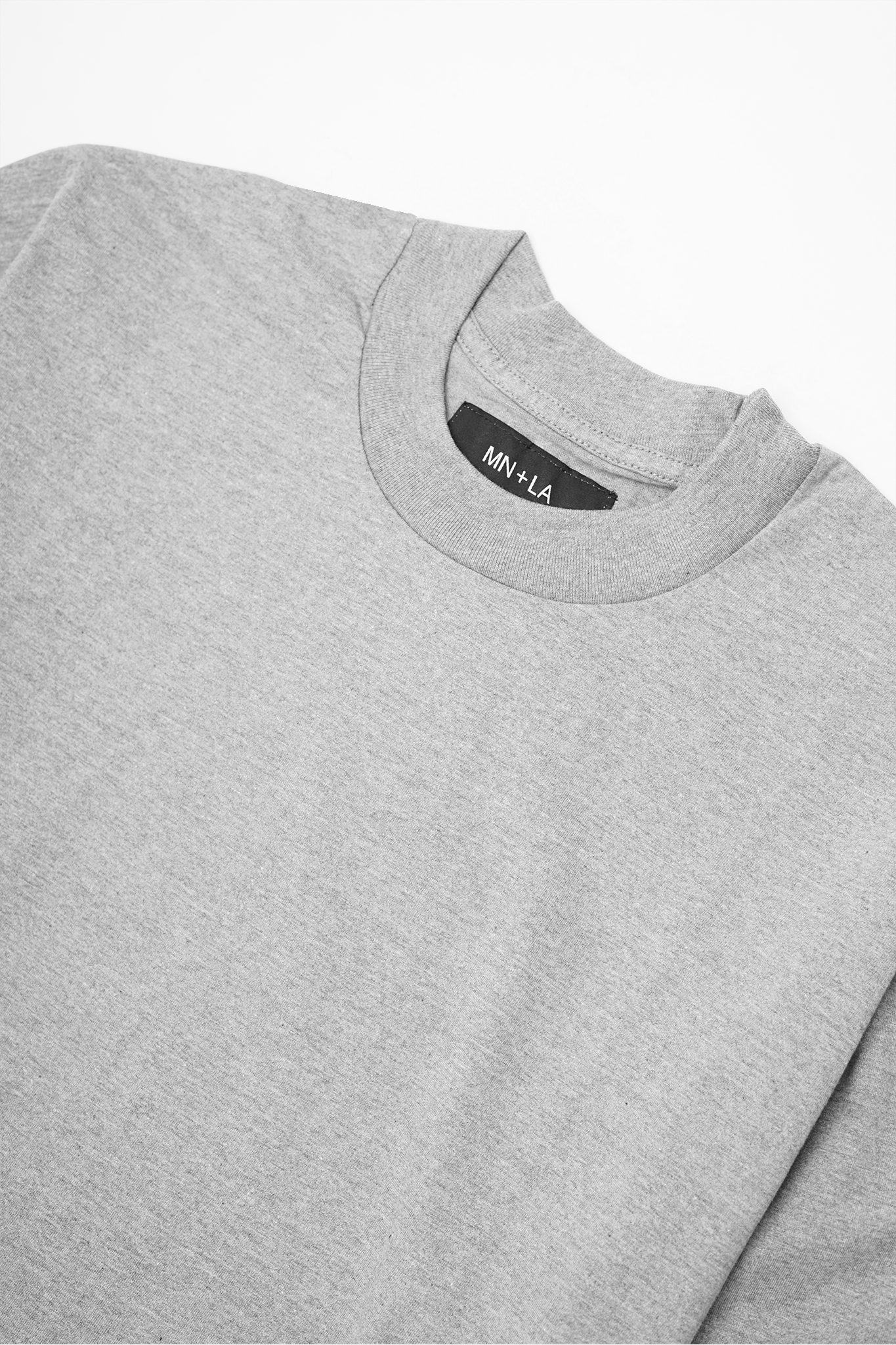 LONGSLEEVE TEE IN HEATHER GREY