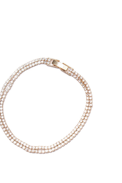 DOUBLE GLEAMSTONE GOLD BRACELET