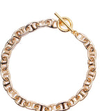 CHAIN TAB GOLD BRACELET