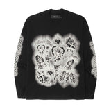 "CITY OF ANGELS" LONGSLEEVE TEE IN ANTHRACITE