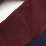 ROGUE SPLIT WIDE PANTS IN BURGUNDY/NAVY