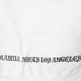 "LAST SUPPER" HOODIE IN WHITE