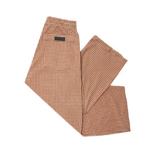 DOJO PANTS IN RUSSET HOUNDSTOOTH